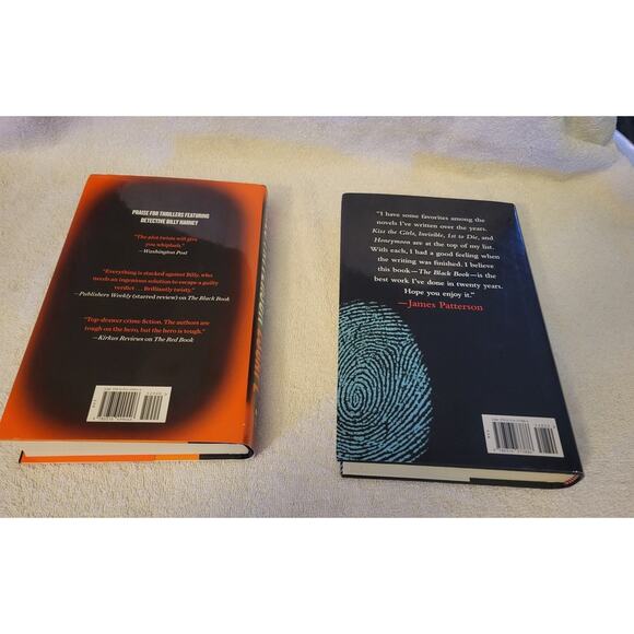 James Patterson Thrill Fiction 4 book lot Invisible Dont Blink Black Book Escape - Picture 3 of 7